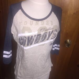 𝅺Victoria Secret nfl Dallas Cowboys Top Shirt S